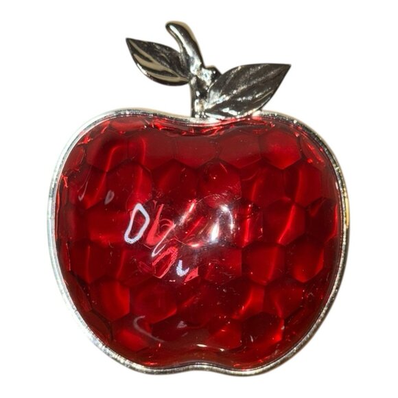 Bath & Body Works Plug In Wallflower For Bulbs Red Gold Light Up Apple #1040A - Picture 1 of 7